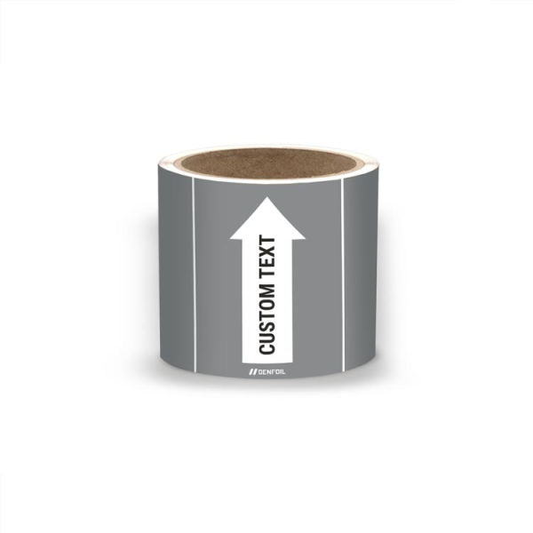 SIS Rörmärke för Vattenånga - Grå, flera varianter + kan anpassas