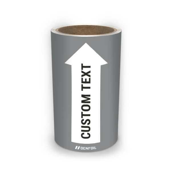 SIS Rörmärke för Vattenånga - Grå, flera varianter + kan anpassas