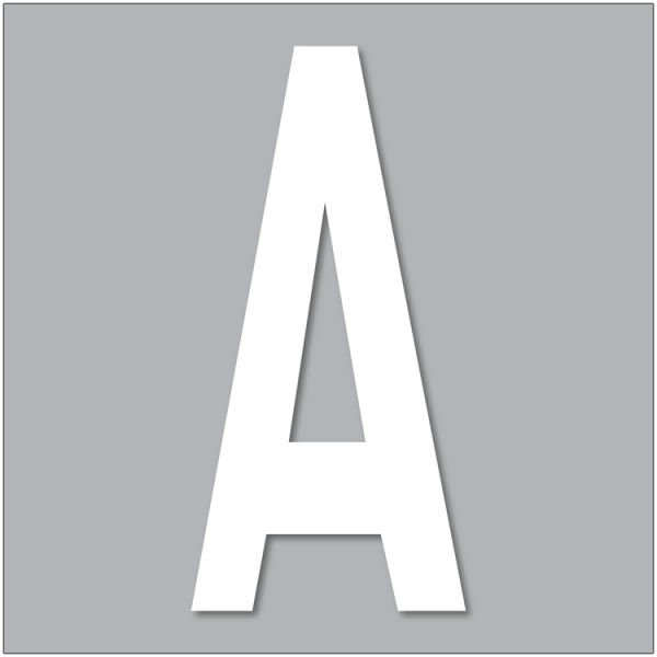 PREMARK Bokstav A - Termoplastisk vägmarkering