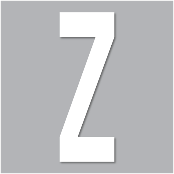 PREMARK Bokstav Z - Termoplastisk vägmarkering