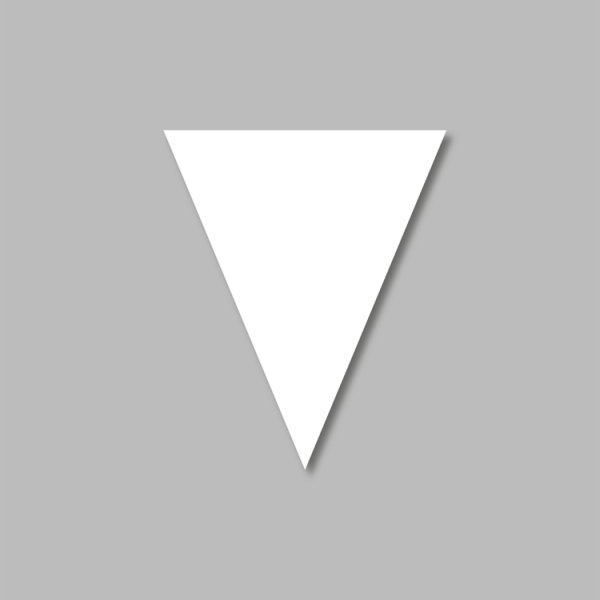 Förpackning med 25 st. PREMARK väjningslinjetriangel – prefabricerad termoplastisk vägmarkering, vit