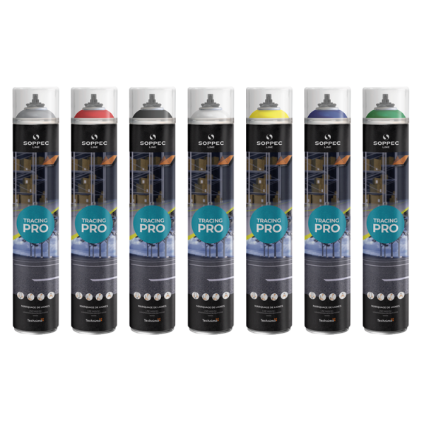 SOPPEC Tracing markeringsspray för utomhus- och inomhusbruk