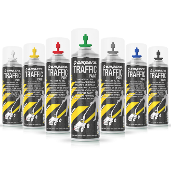 AMPERE TRAFFIC markeringsspray för utomhus- och inomhusbruk