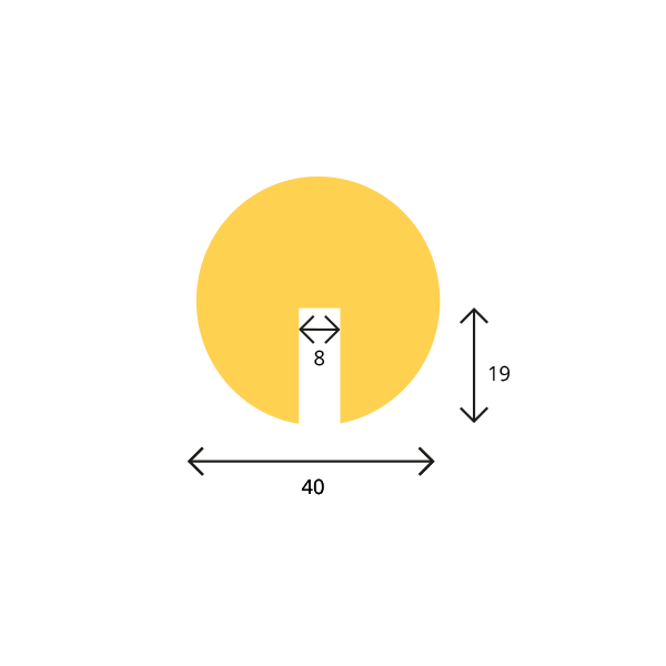 Kantskydd Profil B – flera längder