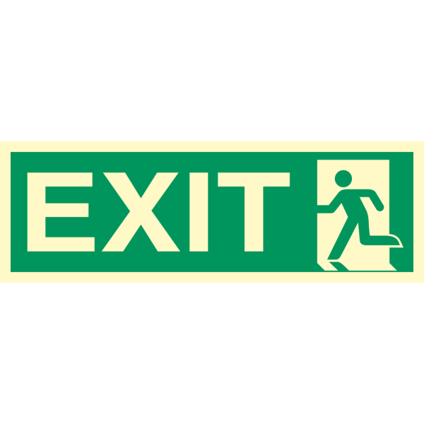 Exit left - IMO Direction sign