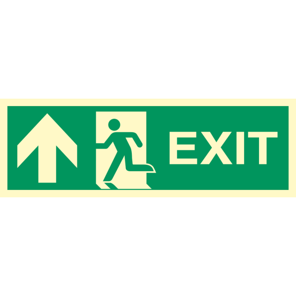 Exit left arrow up - IMO Direction sign