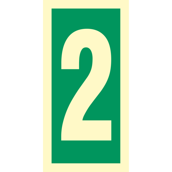 Number 2 - IMO Direction sign - IMPA 334202