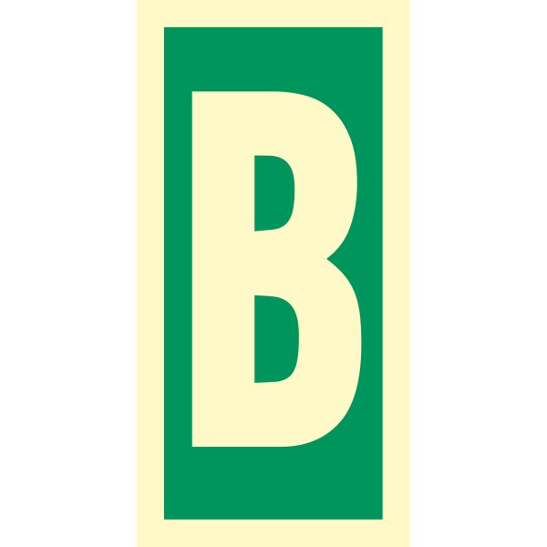 Character B - IMO Direction sign - IMPA 334211