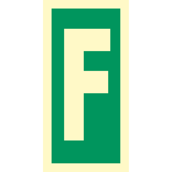 Character F - IMO Direction sign - IMPA 334215