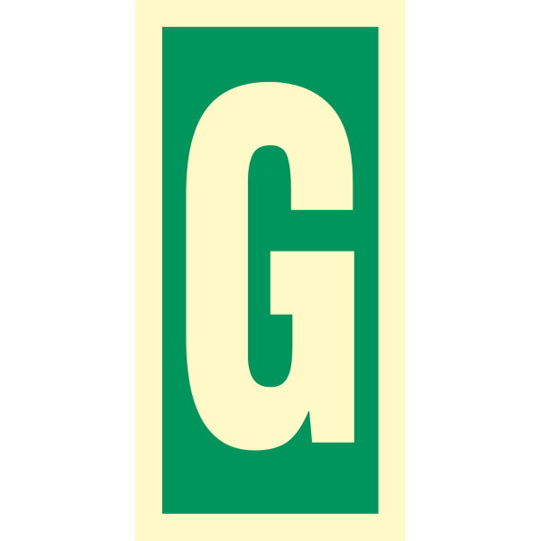 Character G - IMO Direction sign - IMPA 334216