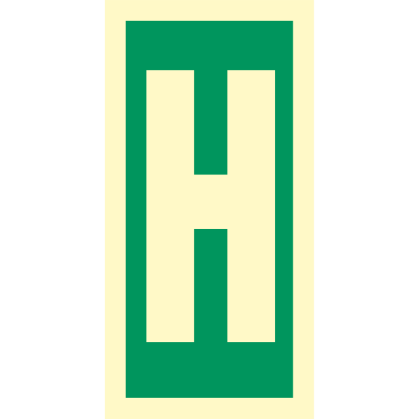 Character H - IMO Direction sign - IMPA 334217