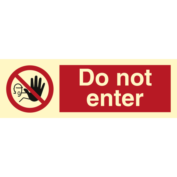 Do not enter - IMO Prohibition sign - IMPA 338542