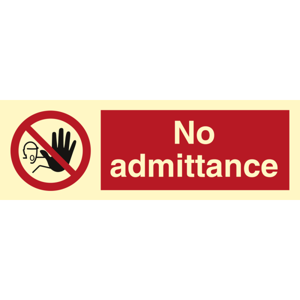 No admittance - IMO Prohibition sign - IMPA 338549