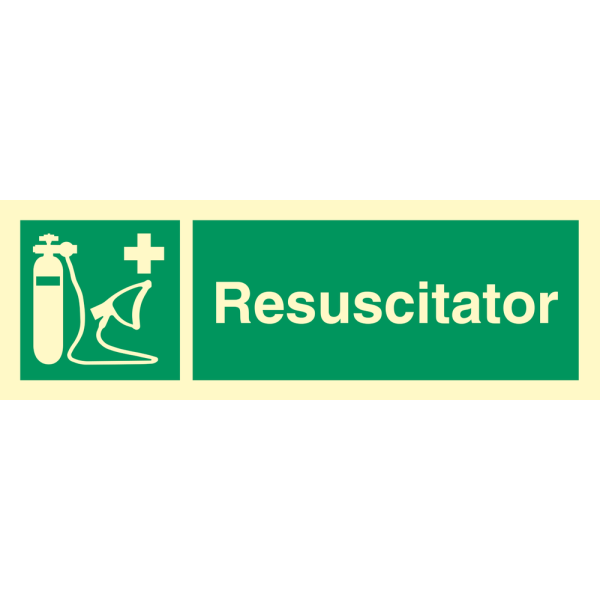 Resuscitator - IMO Emergency sign