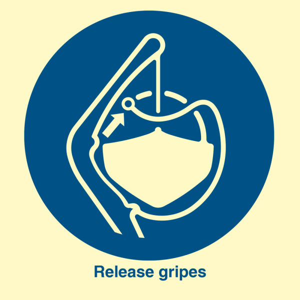 Release gripes - IMO sign - IMPA 335109