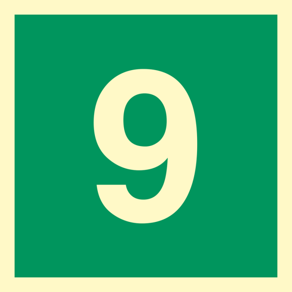Number 9 - IMO sign