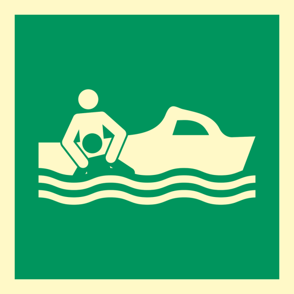 Rescue boat - IMO sign - IMPA 334051