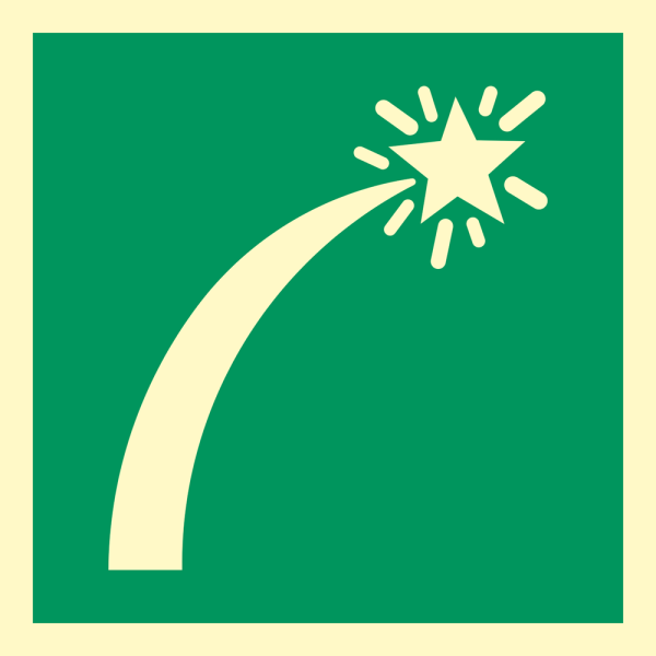 IMO sign - Survival craft distress signal 