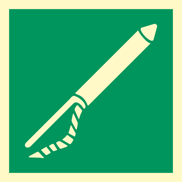 IMO sign - Line-throwing appliance 