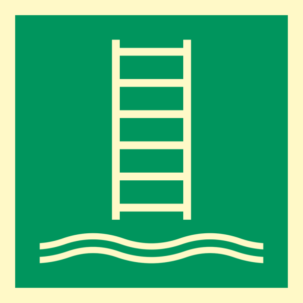 IMO sign - Embarkation ladder 