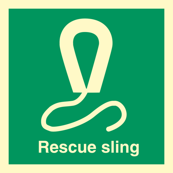 Rescue sling - IMO sign