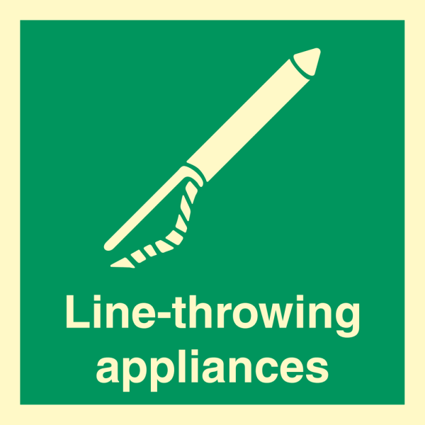 Line-throwing appliances - IMO sign - IMPA 334118