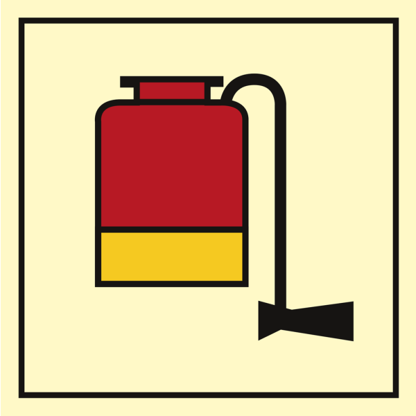 Portable foam applicat - IMO Fire Control sign - IMPA 336857