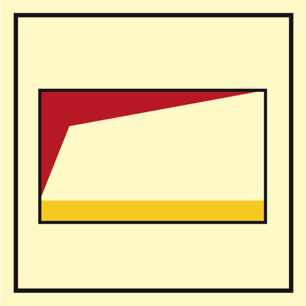 Fire Blanket - IMO Fire Control sign
