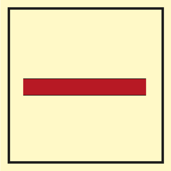 A class division - IMO Fire Control sign - IMPA 336751