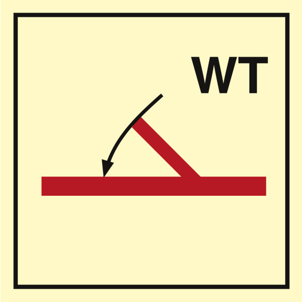 A class self closing watertight fire door - IMO Fire Control sign - IMPA 336761