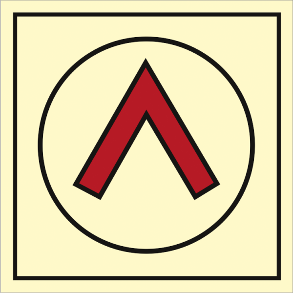 Flame detector - IMO Fire Control sign - IMPA 336055