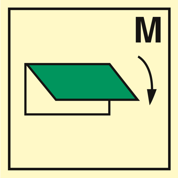 Closing device for machinery spaces ventilation inlet or outlet - IMO Fire Control sign - IMPA 336788