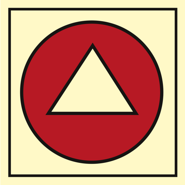 Gas detector - IMO Fire Control sign - IMPA 336062