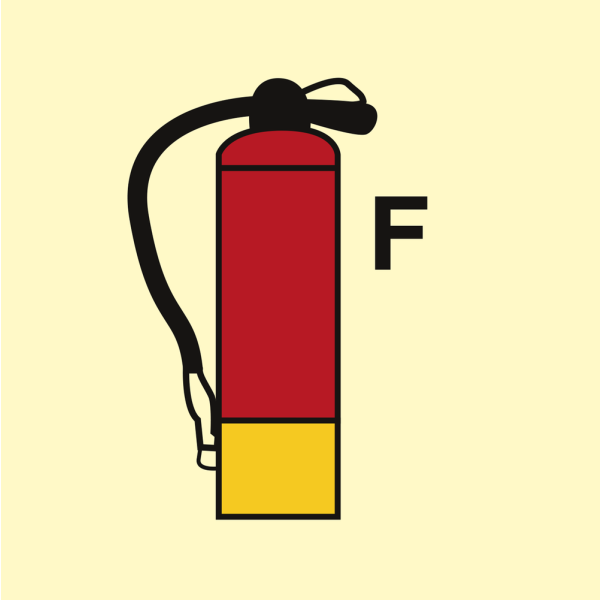 Fire Extinguisher Foam - IMO Fire Control sign - IMPA 336849