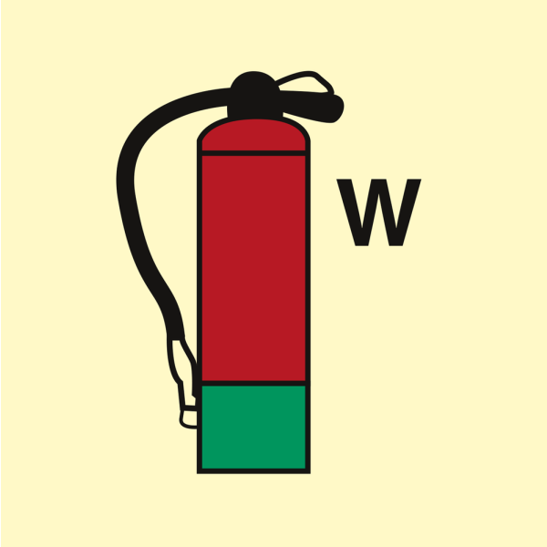Fire Extinguisher Water - IMO Fire Control sign - IMPA 336851