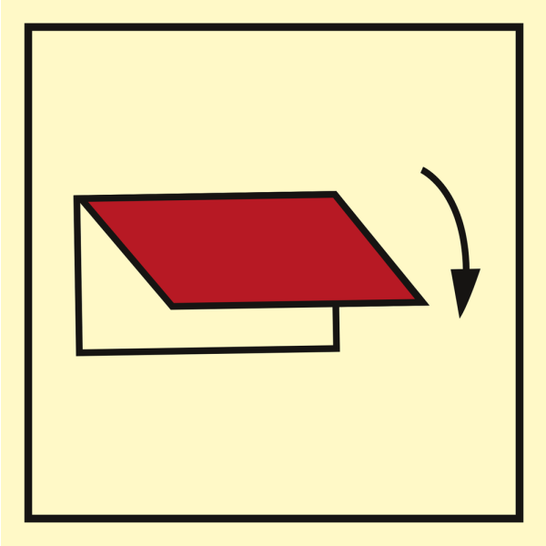 Closing appliance for exterior ventilation inlet or outlet - IMO Fire Control sign - IMPA 336072