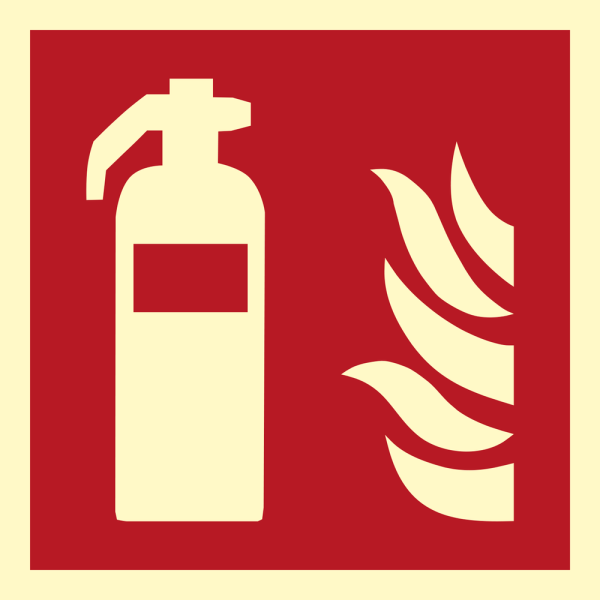 Fire sign - Fire extinguisher 