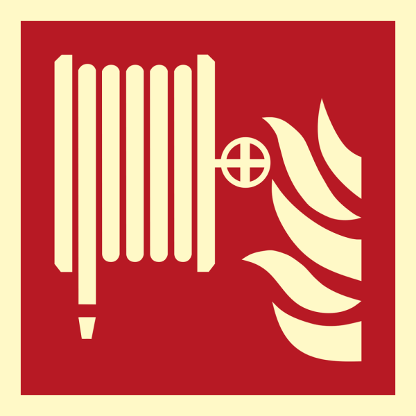 Fire hose - IMO Fire sign - IMPA 336102