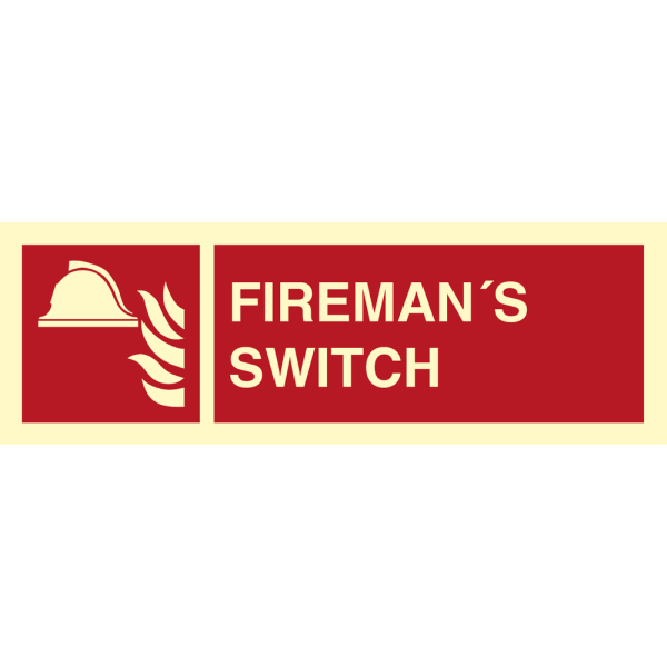 Firemans switch - IMO Fire sign