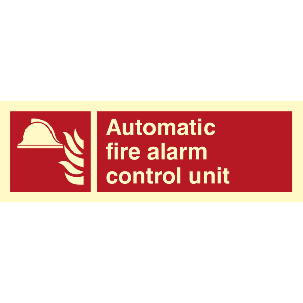 Automatic fire alarm control unit - IMO Fire sign