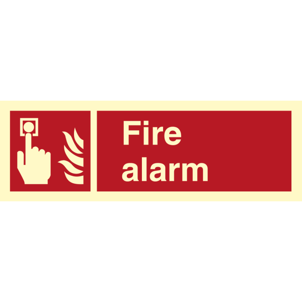 Fire alarm - IMO Fire sign - IMPA 336141