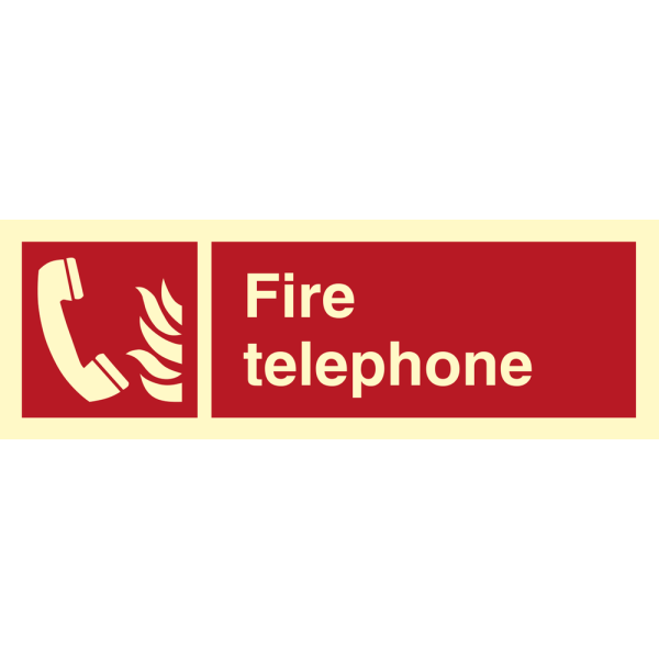 Fire telephone - IMO Fire sign - IMPA 336157