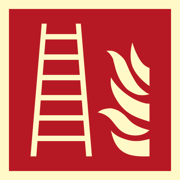 Fire ladder - IMO Fire sign