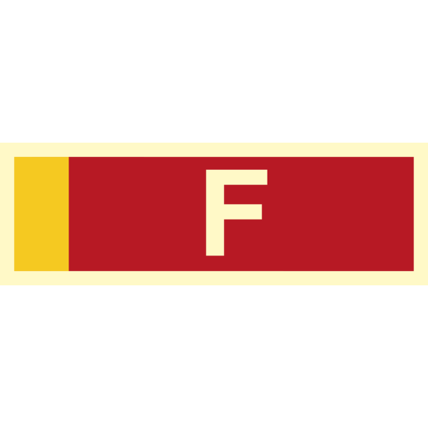 Supplementary sign Foam - IMO Fire sign