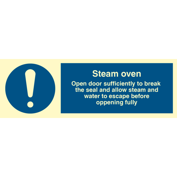 Steam oven - IMO Mandatory sign - IMPA 335752