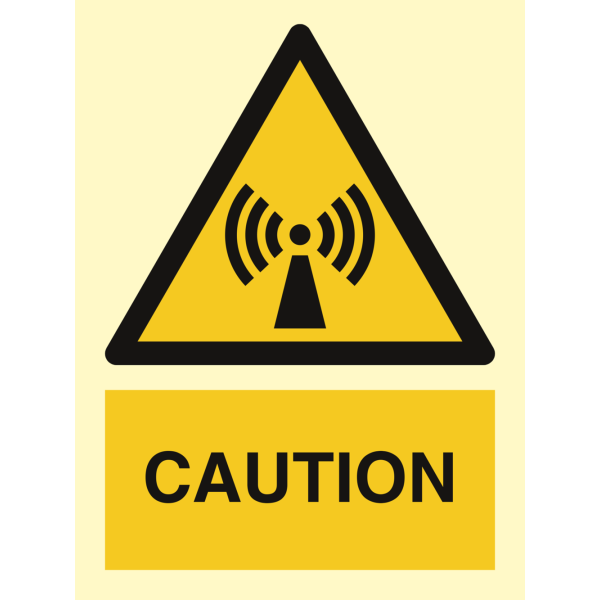 Caution - IMO Hazard & Warning sign