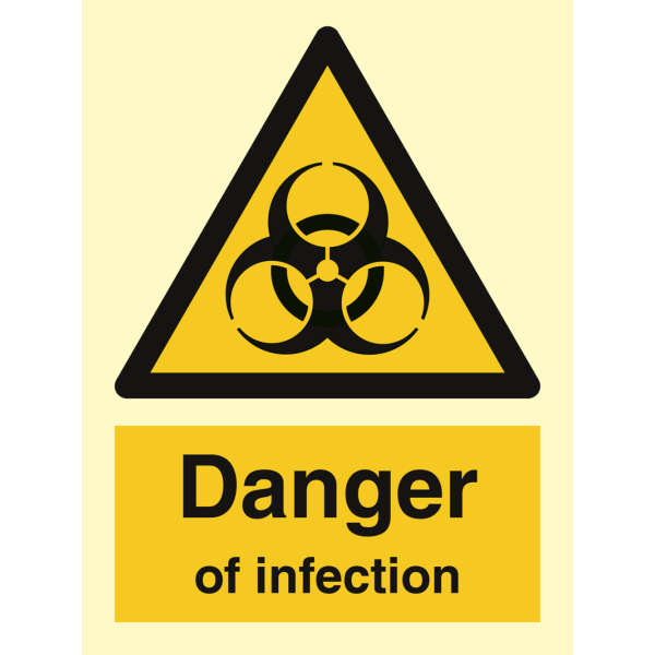 Danger of infection - IMO Hazard & Warning sign - IMPA 337681