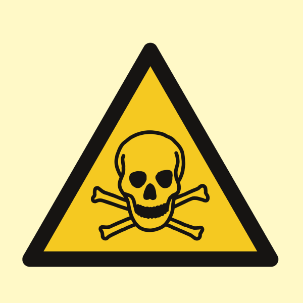 Toxic - IMO Hazard & Warning sign - IMPA 337506