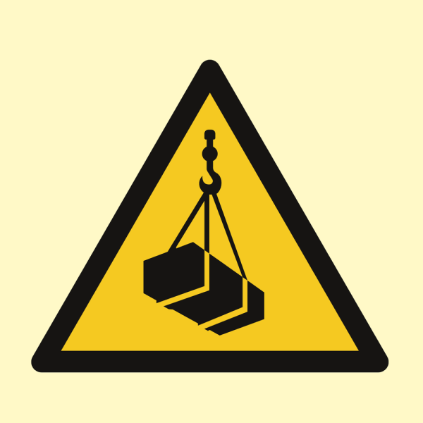 Danger Overhead working - IMO Hazard & Warning sign