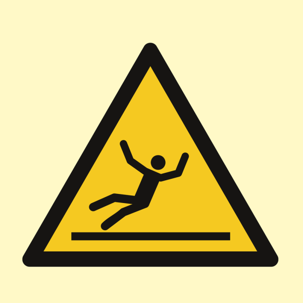 Danger slippery surface - IMO Hazard & Warning sign - IMPA 337501